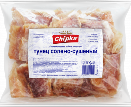 Тунец кусочки солено-сушеный