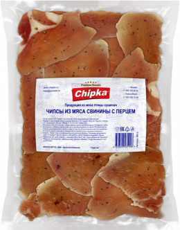 Чипсы из мяса свинины с перцем