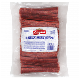 Янтарная рыбка с перцем соломка