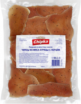 Чипсы из мяса курицы с перцем