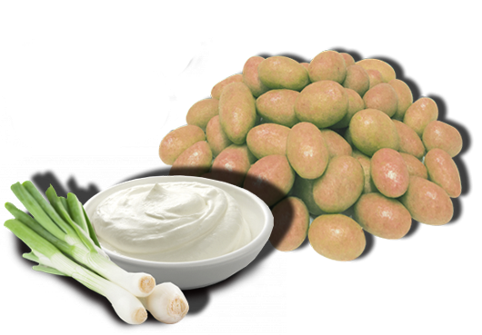 Арахис со вкусом "Сметана - зелень"