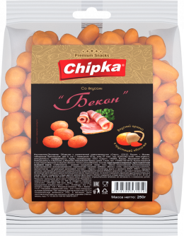 Розничная упаковка арахиса в глазури "Бекон", 250 грамм