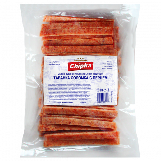 Таранка солено-сушеная с перцем